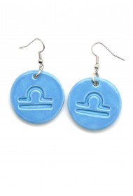 Libra Ceramic Earrings